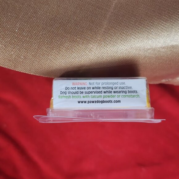 Protex Pawz Yellow Natural Rubber Reusable 12pk Waterproof Dog Boots Sz XX-Small - Picture 16 of 16